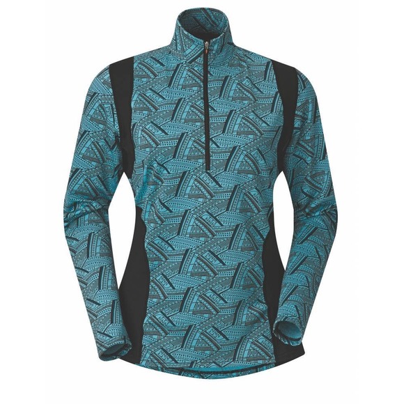 Kerrits Tops - Kerrits Twist of a Bit 1/4 Zip Long Sleeved Technical Riding Shirt Ladies Large